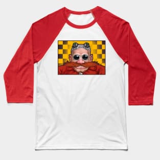 Dr. Robotnik or Eggman painting Baseball T-Shirt